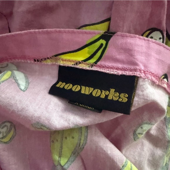 Nooworks Banana Print Overalls Jumper XS - Picture 9 of 9